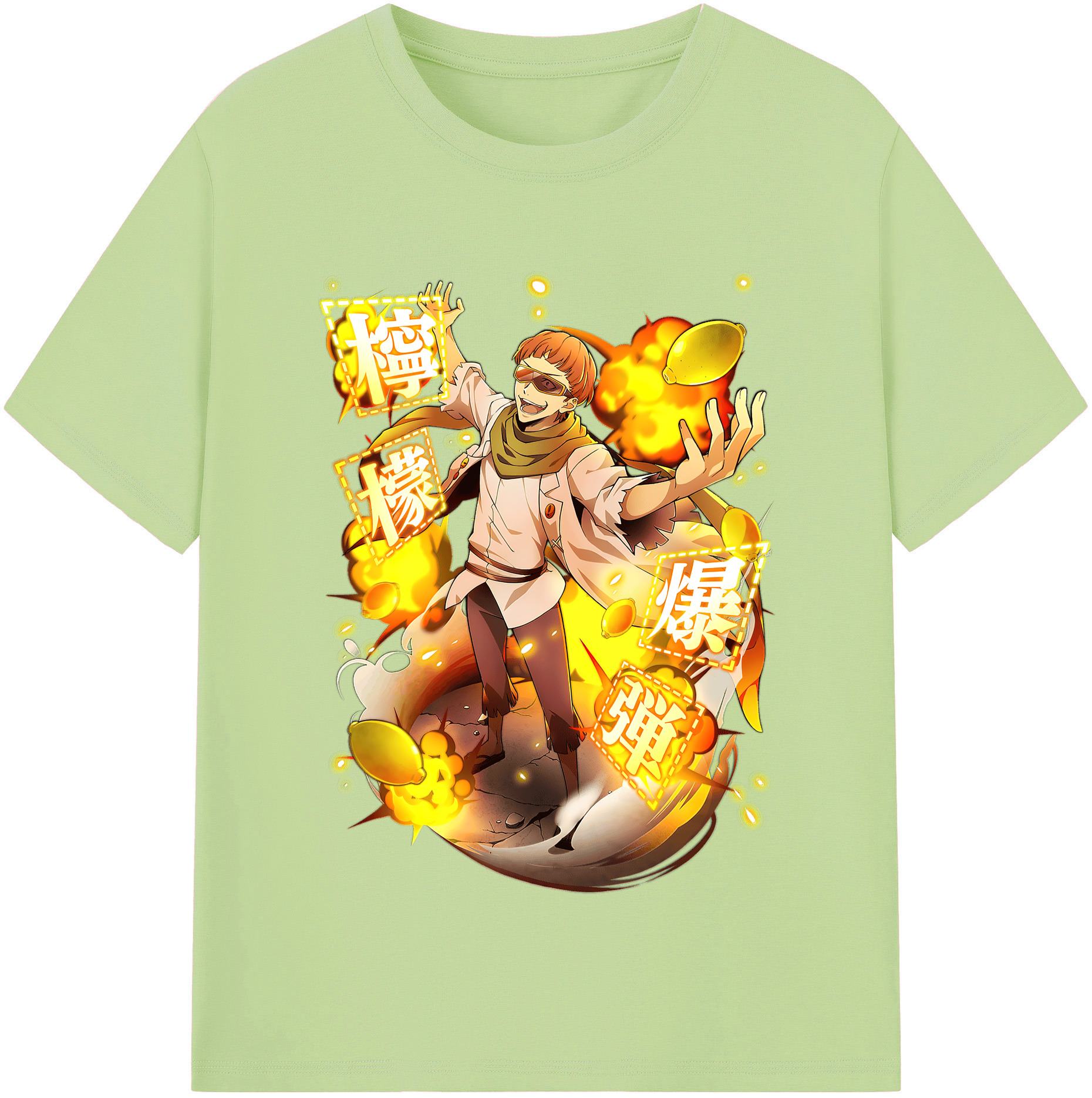 （画像用） 文豪ストレイドッグス Bungo Stray Dogs 綿100％半袖Tシャツ（フロントプリント）